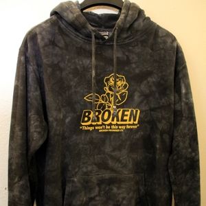 [Broken Promises] Zumies BLUE tye dye hoodie